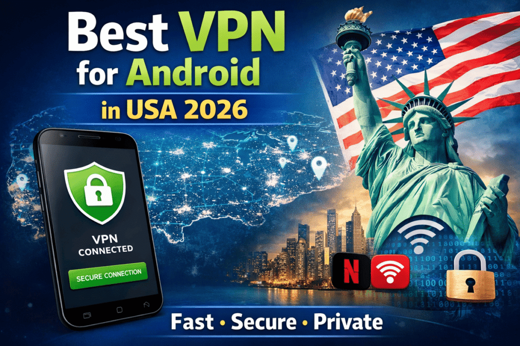 best VPN for Android in USA 2026 secure and fast mobile VPN app